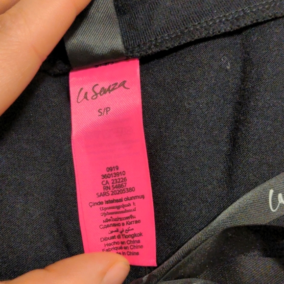 BNWT la senza cozy pjs in black with stars - Picture 5 of 5